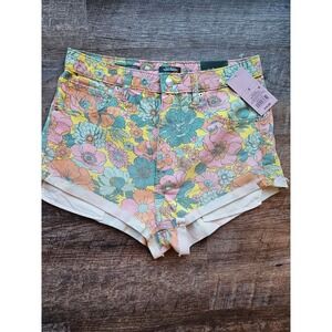 Wild Fable highest rise cheeky shorts floral print NWT sixe 6/28